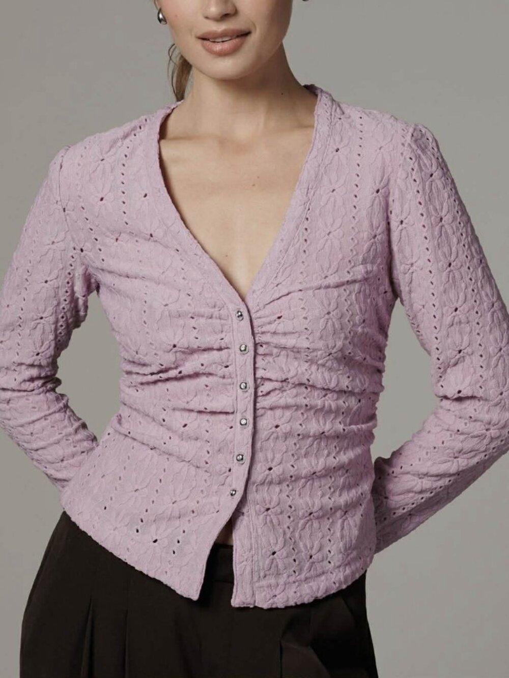 Anthropologie Maeve Textured Eyelet Top M, New with tag
